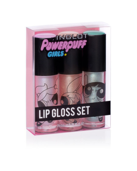 image Zestaw błyszczyków do ust INGLOT x The Powerpuff Girls