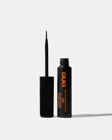 Klej do rzęs z pędzelkiem DUO Dark