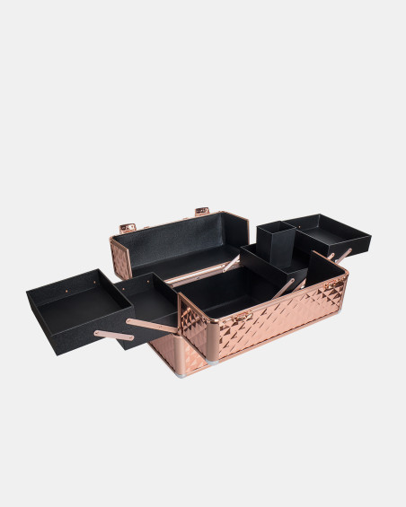 Kufer kosmetyczny diamentowy Rose Gold MB153A-M (K107 4)