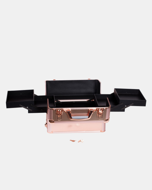 Kufer kosmetyczny rose gold (KC-TR002)