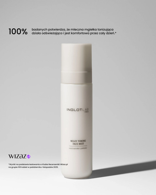 Mleczna mgiełka tonizująca do twarzy INGLOT LAB Mleczna mgiełka tonizująca do twarzy INGLOT LAB