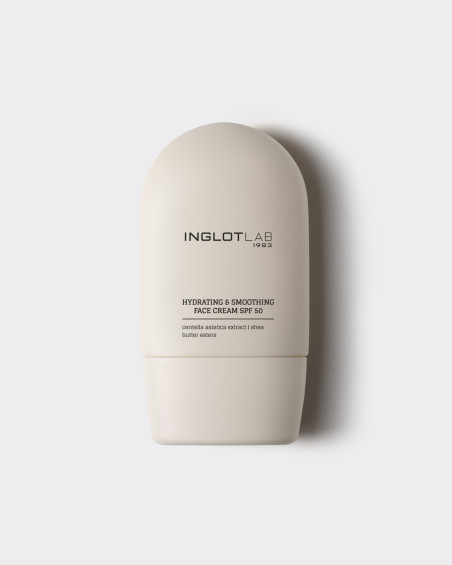 Nawilżająco-wygładzający krem do twarzy SPF 50 INGLOT LAB